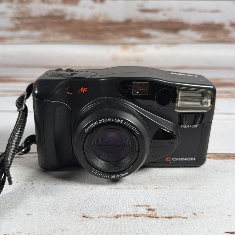 Vintage Chinon Auto 5501 35mm Film Camera Zoom Tested